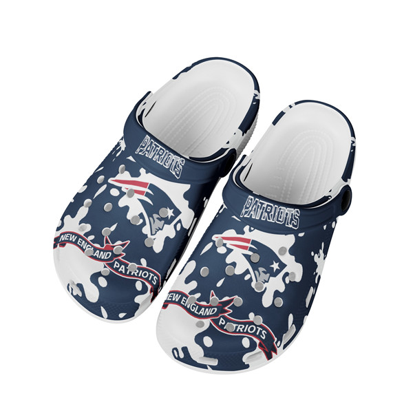 Women's New England Patriots Bayaband Clog Shoes 002